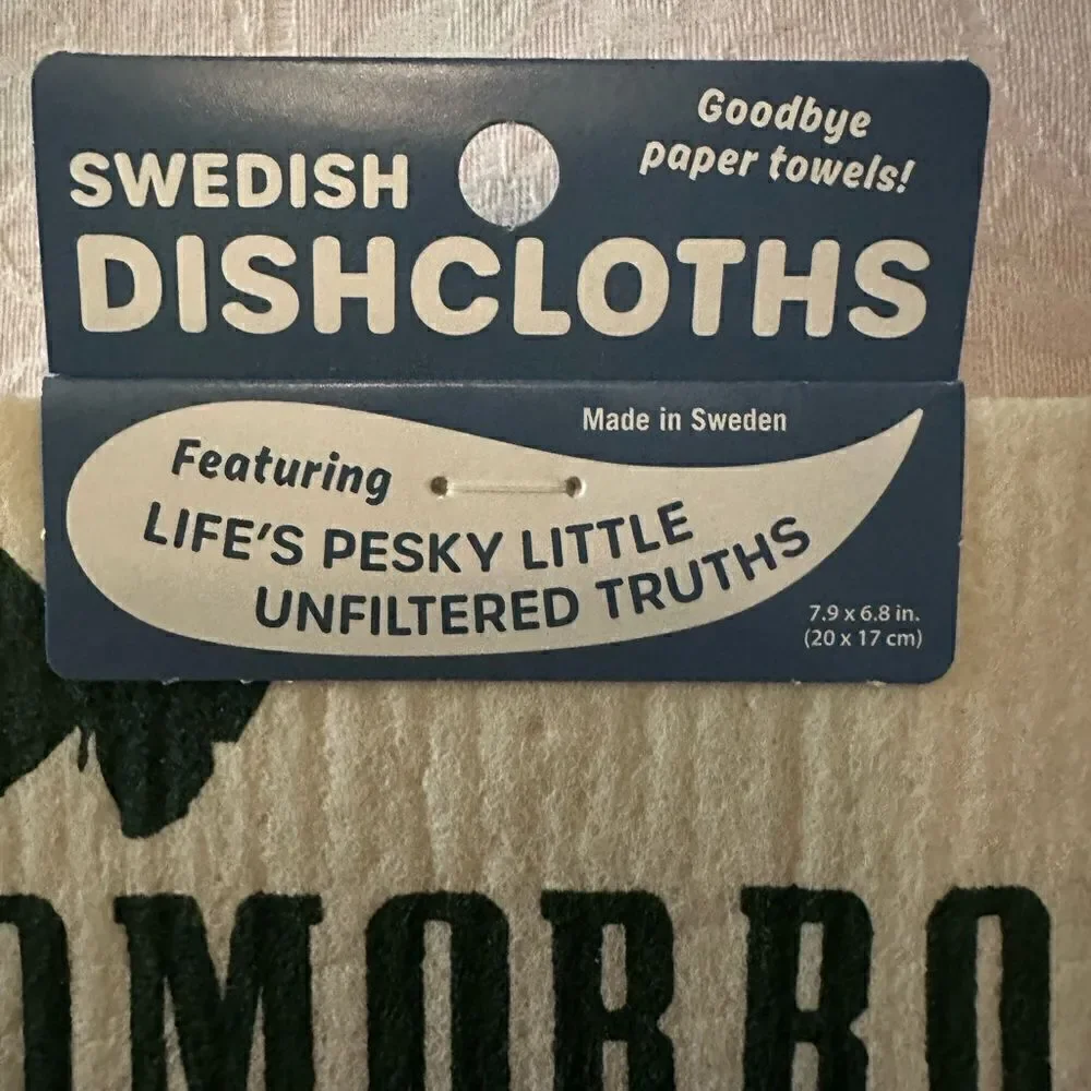 Blue Q Swedish Dish Cloth Quirky Fun Practical